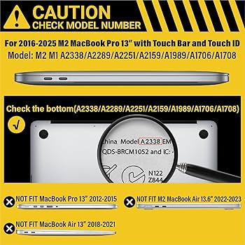 Amazon.com: IBENZER Compatible with 2025 2024 M2 MacBook Pro